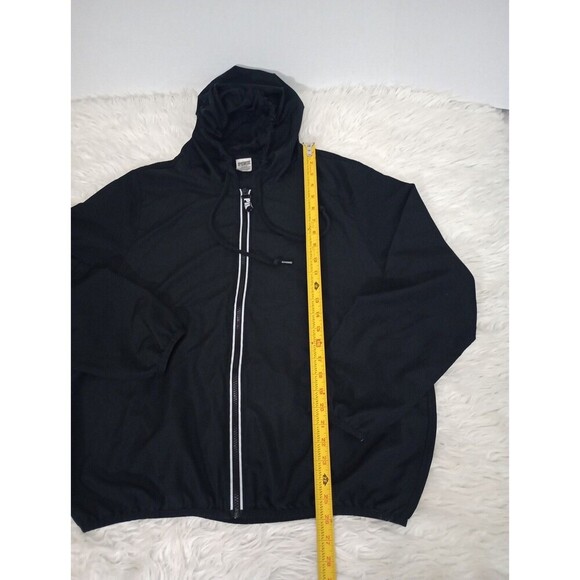 Victoria's Secret Pink Black Ombre Anorak Windbreaker jacket women’s size M/L - Picture 2 of 12